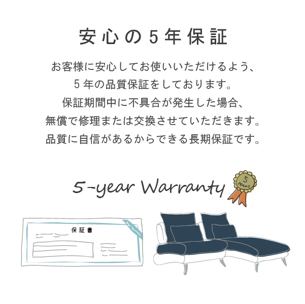 5年保証